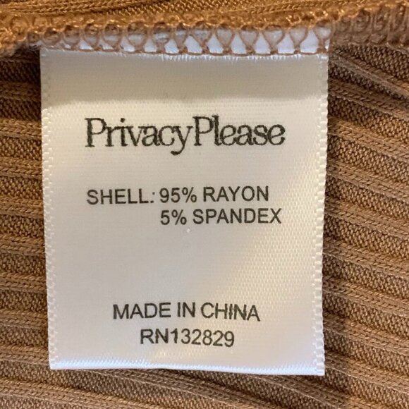 Privacy Please Women's Ribbed Rayon Pullover Tank Top Cami Size XS - Picture 8 of 11